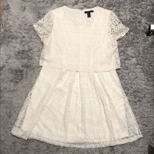 Forever21 Mini Lace White Dress💋